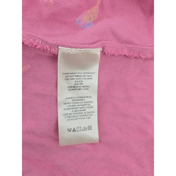 Free People Tunic Womens L OB1910773 Pink Floral‎ Boho Balloon Sleeve EXCELLENT - Image 4