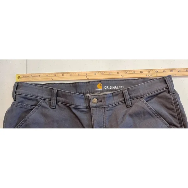 Carhartt Women's Original Fit Fleece Lined - Carpenter Pant Size‎ 18 REG Gray - Image 6