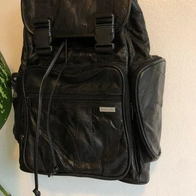 Wilson's Leather Genuine Leather Black Backpack - Image 2