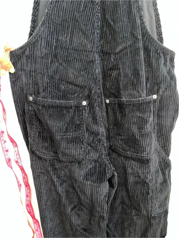 Old Navy Black Corduroy Women's Overalls - Image 7