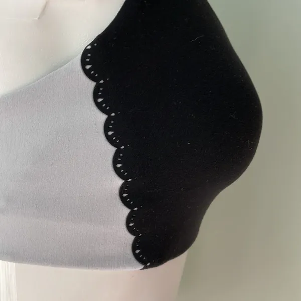 Athleta Black and White Detail Sports Bra - Image 3
