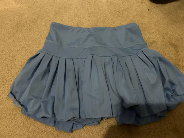 Gold Hinge Skirt Blue - Image 3