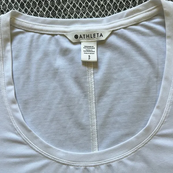 Aritzia White Athleta Women's Top - Image 2