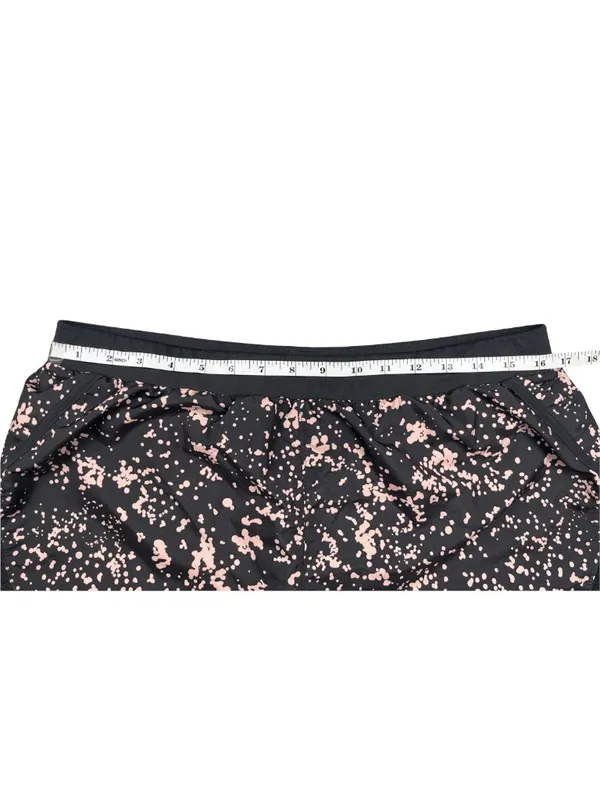 Under Armour HeatGear Dark Gray Pink Running Shorts LG - Image 5