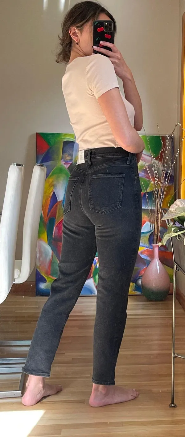AGOLDE Wilder Straight Leg Jeans in Panoramic - Image 6