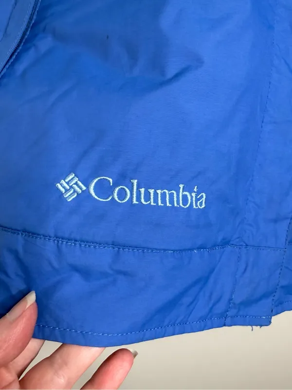 Columbia Ski Snow Jacket Coat Women’s Size Small Blue Nylon Zip Up - Image 3