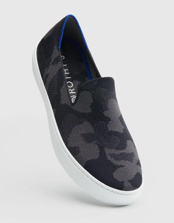 Rothys Grey Camo Sneakers - Image 4