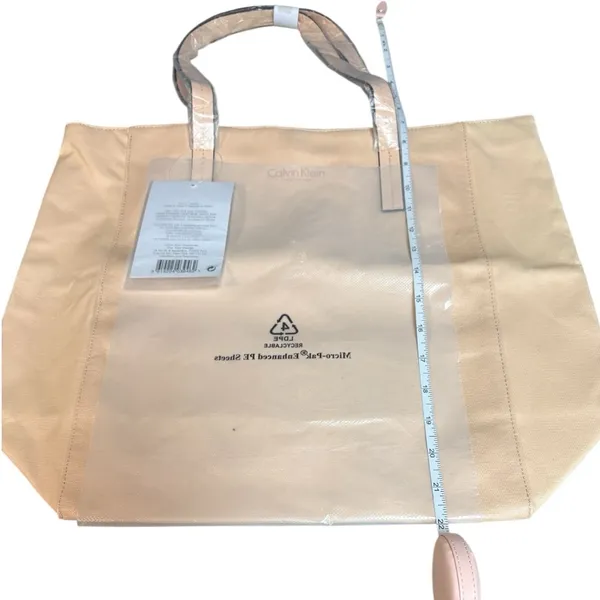 Calvin Klein Fragrance Light Pink Double Handle Beach Travel Tote Bag NIB - Image 10