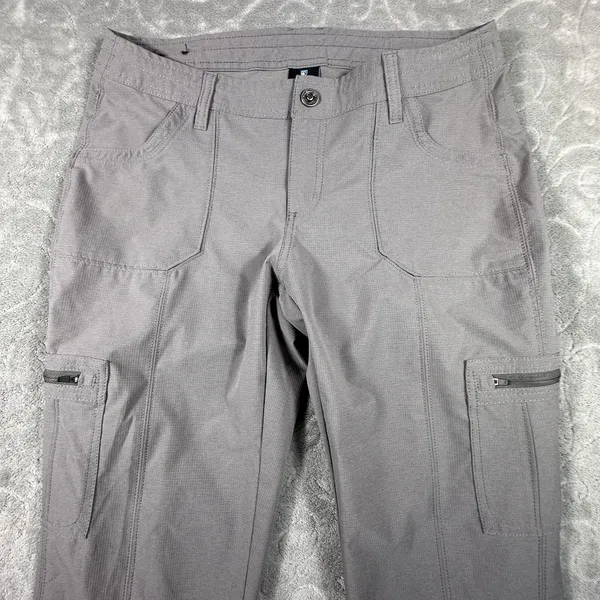Kuhl Womens Cargo Pants Size 10 Grey Hiking Outdoor Utility USA Camping 32 X 30 - Image 6