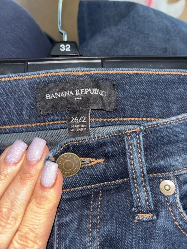 Banana Republic High Rise Slim Straight Ankle Jeans 2/26 - Image 5