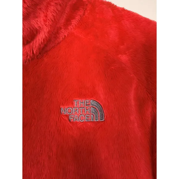 The North Face Osito 2 Red Full Zip High Pile Fleece Jacket Womens Large - Image 4