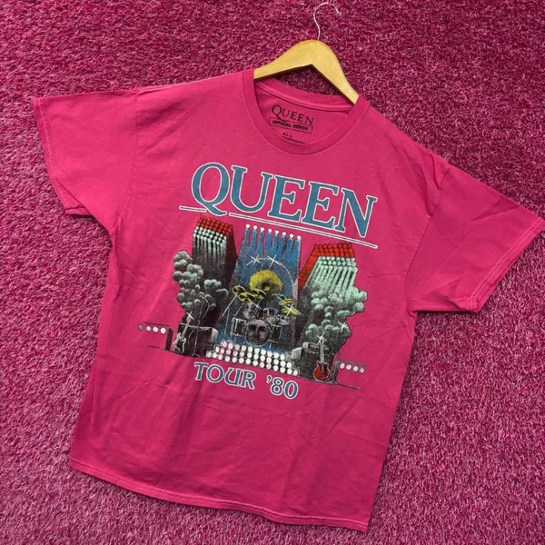 Queen Rock tour tee 1980 one size - Image 3