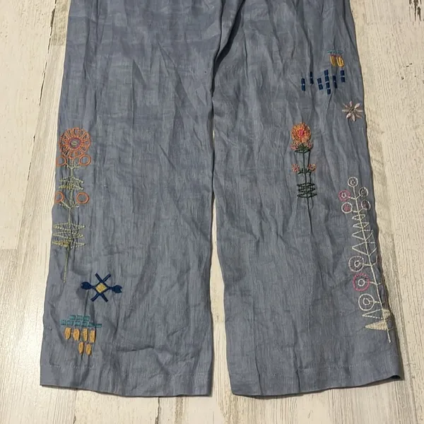Johnny Was Elektra Linen Pants Size XS. NWT - Image 10