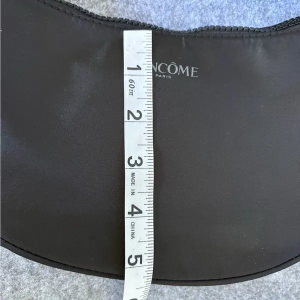 NWOT Lancôme crescent nylon mini shoulder bag black - Image 10