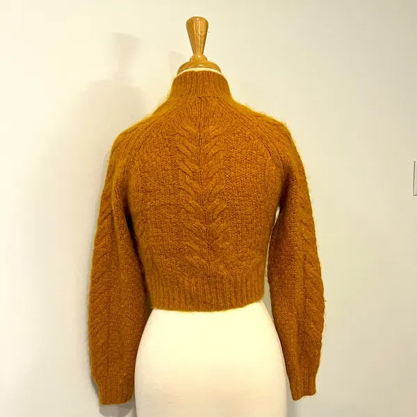 ARITZIA The Sunday Best Melly Wool Sweater in Cairo Gold Woman’s XXSmall - Image 4