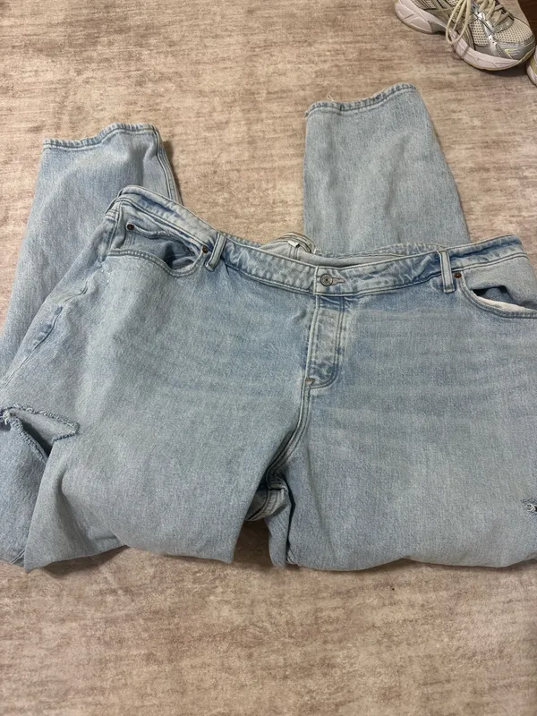 abercrombie & fitch the dad side slit jeans size 37/24 - Image 3