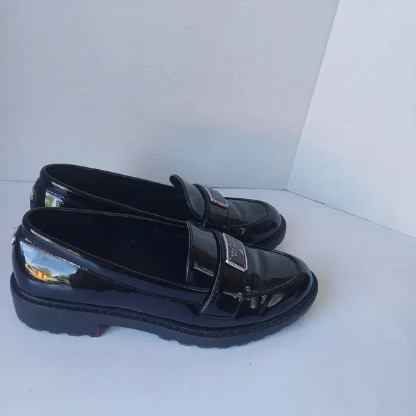 Y2k Nautica Preppy Black Patent Loafers Size 8 1/2 - Image 4