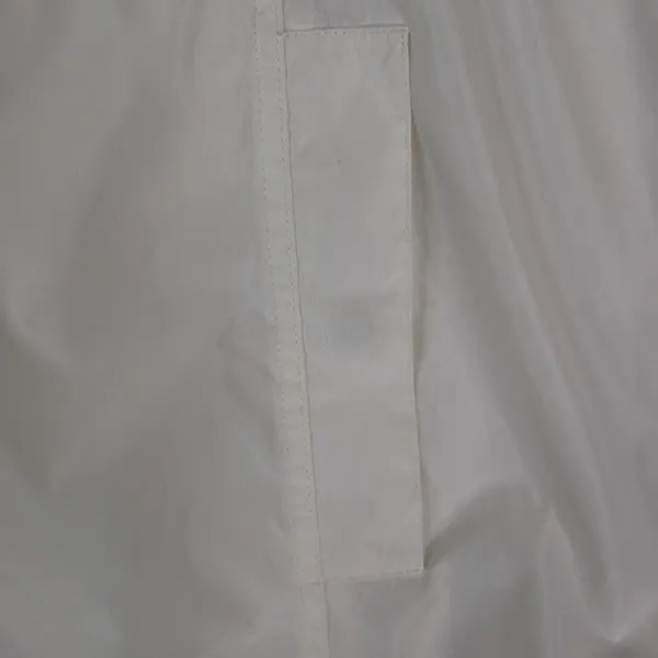 Tommy Hilfiger‎ Windbreaker Jacket Womens Large Long White Spellout - Image 11