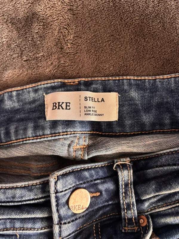 denim Dark Wash Skinny Jeans - Image 2