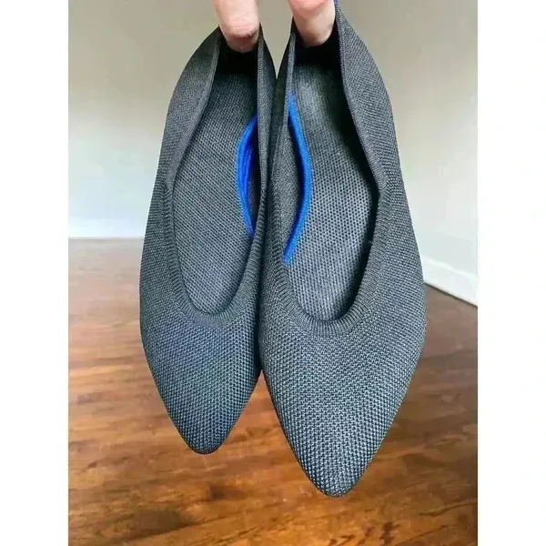Pointed Toe Flats Amazon Sustainable‎ Gray Black Versatile Lightweight Summer - Image 2