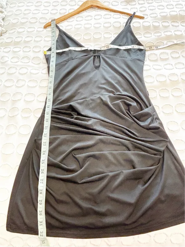 The 9pm Cut Out A-Line Mini Dress Black size Large NWT - Image 9