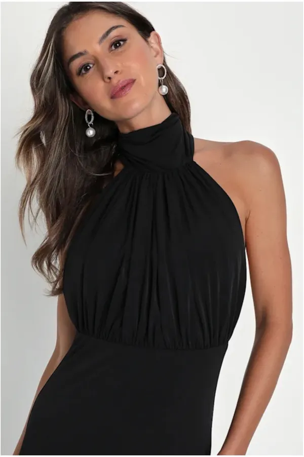 Lulus Black Maxi Dress - Image 2