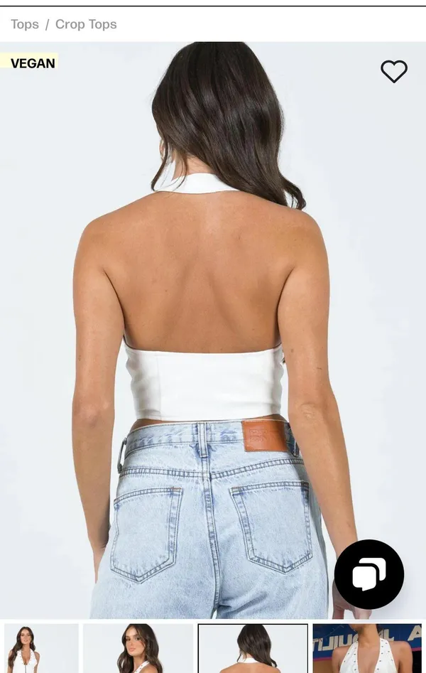 White Halter Top - Image 3