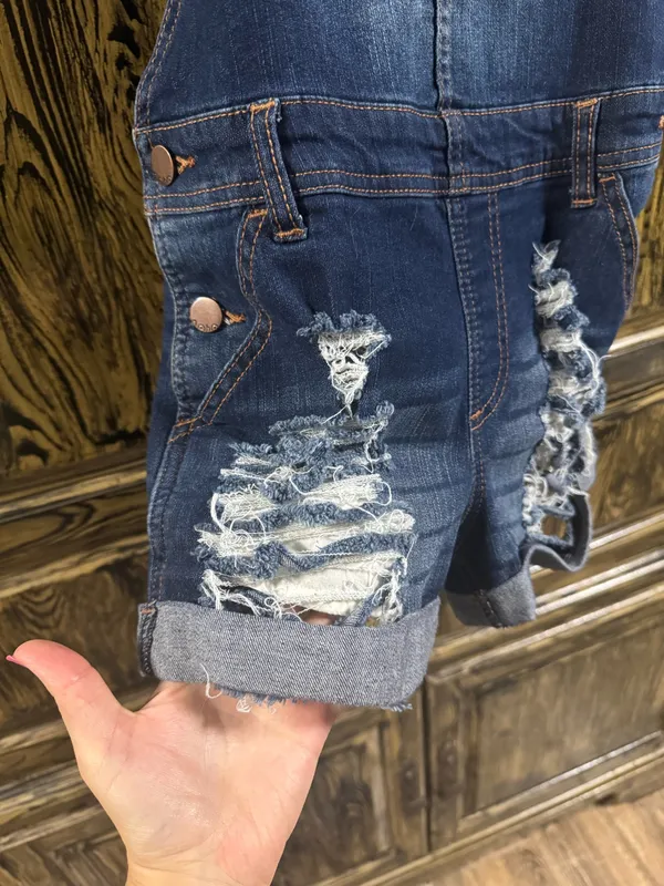 Overall shorts Blue - Image 2