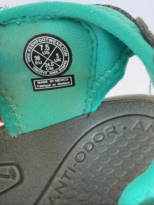 Keen Women's Gray and Teal Sport Sandals - Image 7