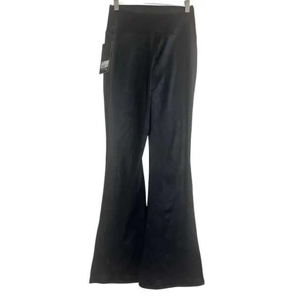 ✨90 Degree By Reflex Faux Leather Flared Leg Yoga Sz Medium Pants✨ - Image 7