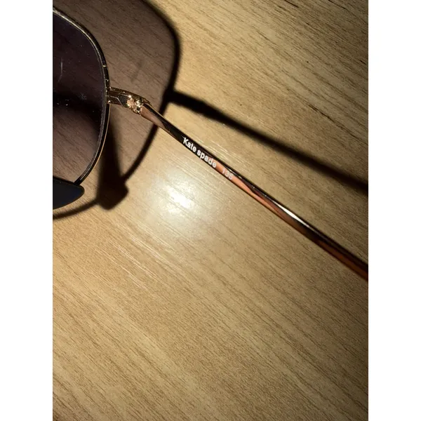 Kate Spade 135 Ally P/S Sunglasses Silver Rim With Dark Lenses Polarized - Image 5