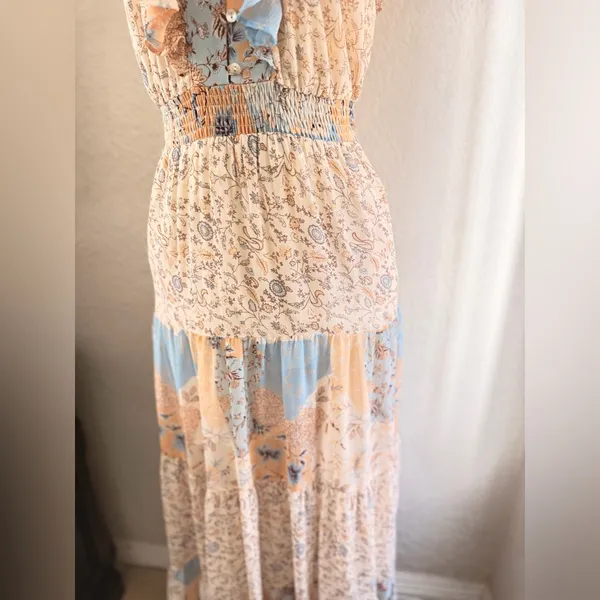 Lilyful women’s dress size Small Bohemian , wester chic maxi dress - Image 14