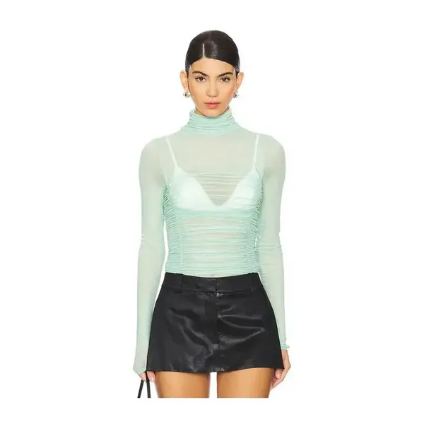 Free People intimately fp under it all long sleeve bodysuit NWT green - Image 11