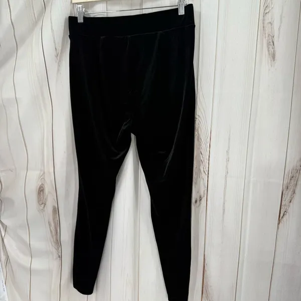 Ann Taylor Loft Women’s Large Black Velvet Pants Ankle - Image 3
