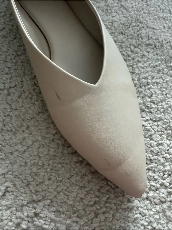 Open Edit Kyler Pointed Toe Flat Tan Size 9.5 - Image 3