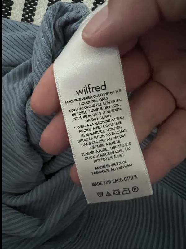 Wilfred‎ blue ruched midi dress - Image 8