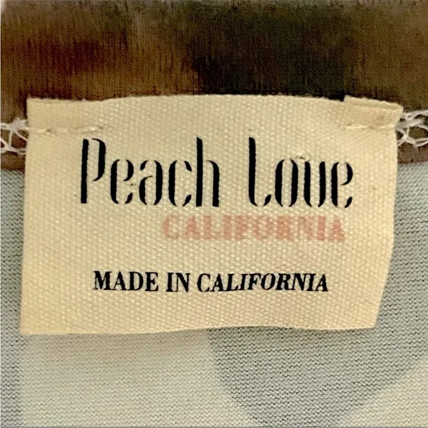 NWT Peach Love California Brown and White Crop Fringe Cow Print Tee - Image 7