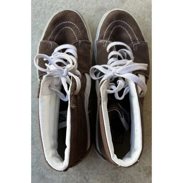 Vans Off The Wall Suede Brown High Top Size Men’s 9.5 Us Wo’s 11 Us 507598 - Image 4