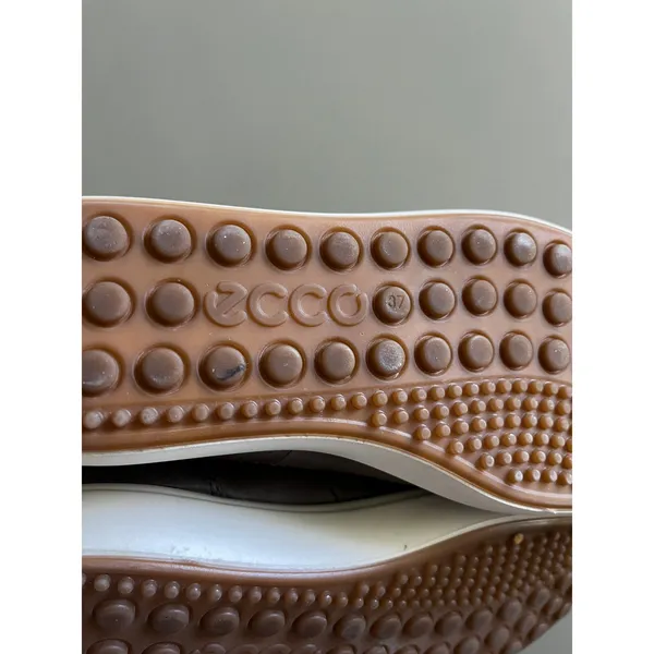 Ecco Soft‎ 7 Womens Taupe Leather Chelsea Ankle Boot 37 Gorpcore Comfort Sneaker - Image 5