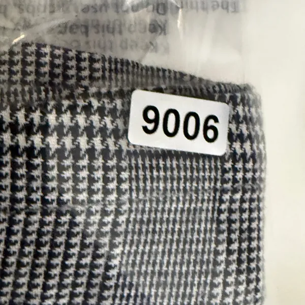 John Galt Glen Plaid Wrap Mini Skirt Black White Buckle MD383 XXS‎ - Image 12