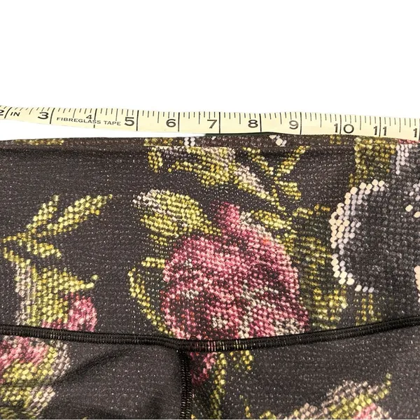 Lululemon Athletica Womens Wunder Under Leggings Multicolor Floral 24 Inch Waist - Image 3