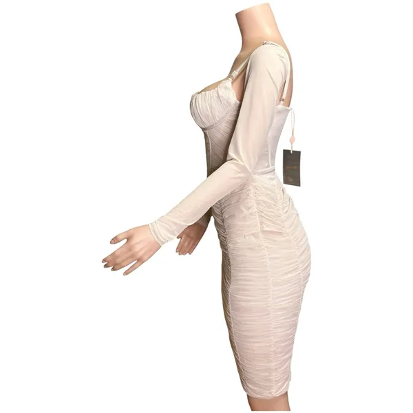 HOUSE OF CB Freyja Dress, Pale Pink, Small (Plus) - Image 6