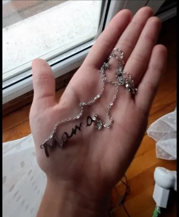 Mama Necklace Silver - Image 6