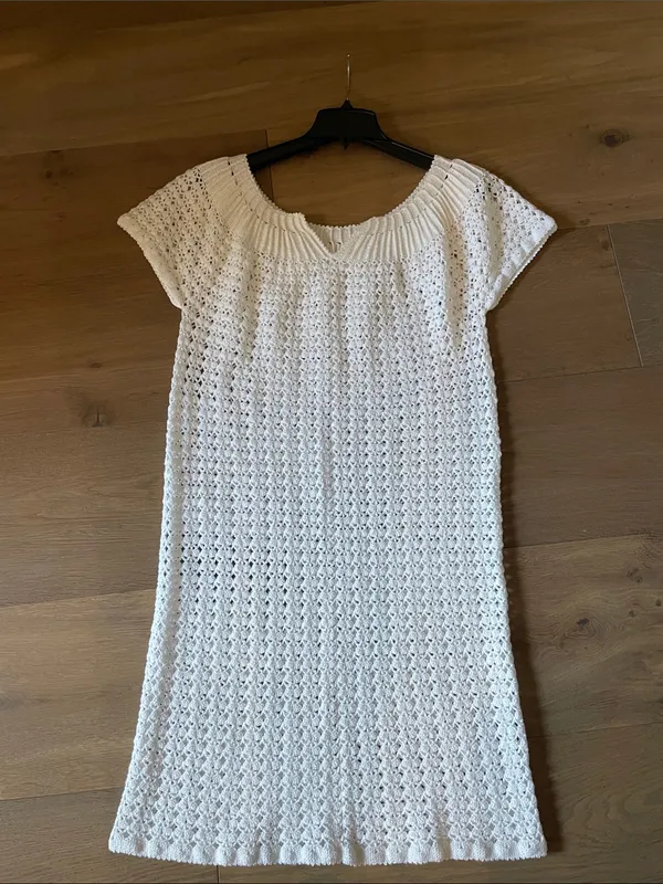 One-of-a-Kind Custom Made Hand Crochet Knit Dress Size Medium/Large - Image 5