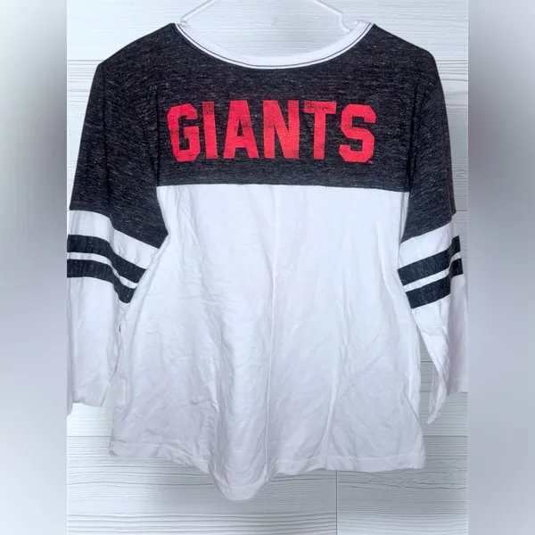 NWT FANATICS MLB Women’s San Francisco Giants Iconic Tri-Blend 3/4 Sleeve Tshirt - Image 3