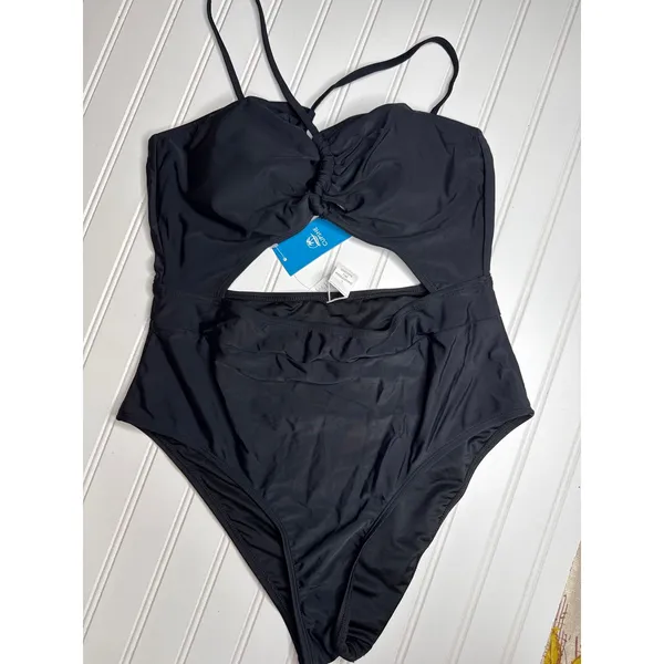NWT Cupshe Lot of 2 One Piece Bikinis 1-PC Bathing Suit Swim Beach Paddle Size L - Image 9