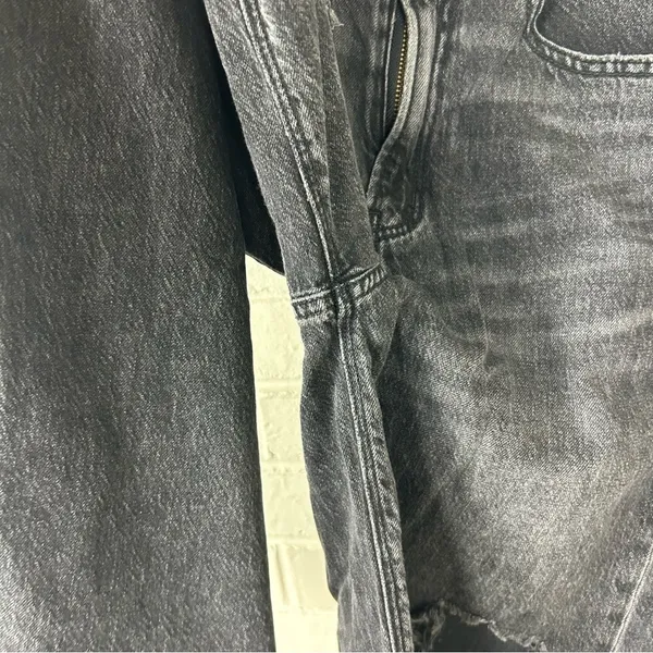 American Eagle Black Washed Denim Skater Jeans Size 4 Long - Image 8
