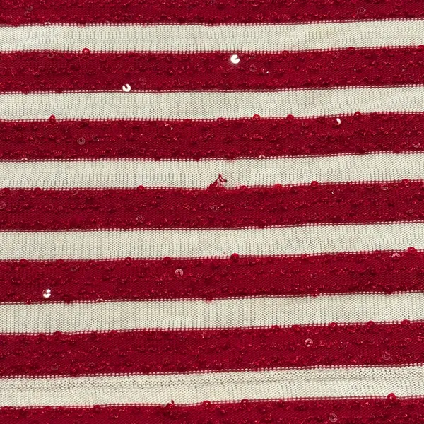 Talbots 3/4 Sleeve Top Striped Sequin Preppy Nautical Red White Plus Size 3X - Image 13