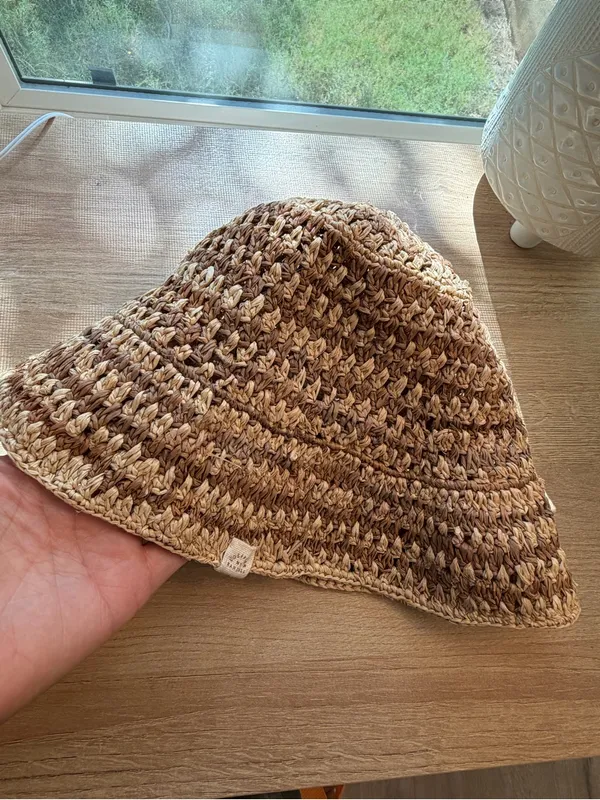 Loeffler Randall Jocelyn Raffia Bucket Hat - Image 4