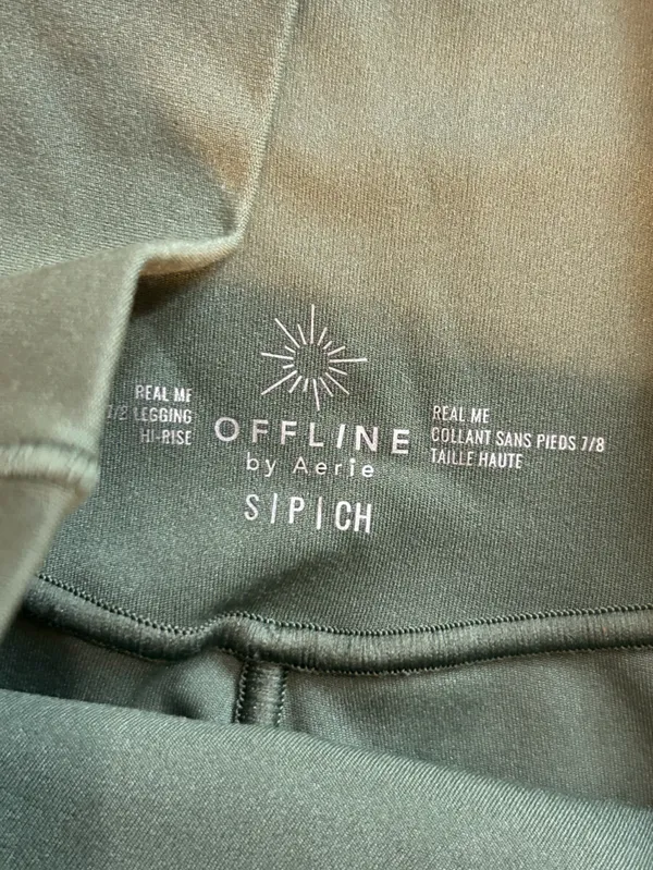 OFFLINE By Aerie Real Me High Waisted Crossover Legging — Green - Image 4